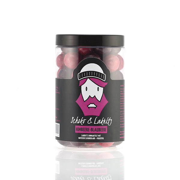 Schoko und Lakrits Himbeere-Blaubeere