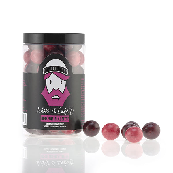 Schoko und Lakrits Himbeere-Blaubeere