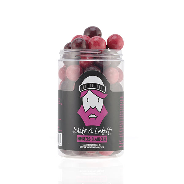 Schoko und Lakrits Himbeere-Blaubeere