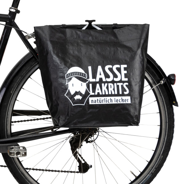 LASSE BIKE BAG / Fahrradtasche (faltbar und mit Verschlussschlaufe)