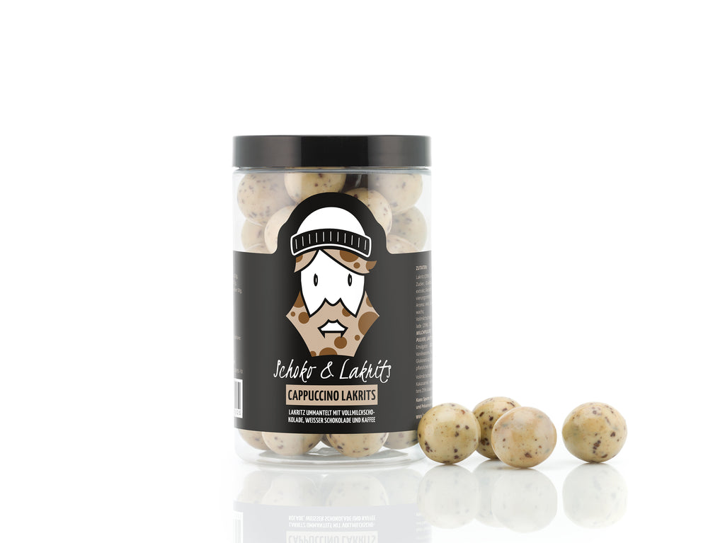 Schoko und Lakrits Cappuccino